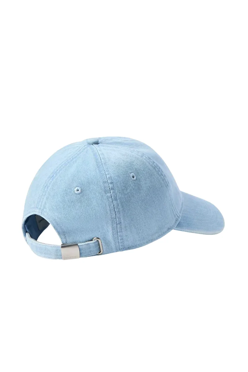 Шапка Monogram Embroidery Denim Base LV04K5025G LHL light wash denim — снимка 2