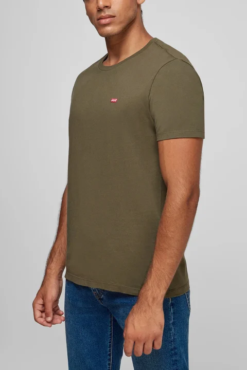 T-Shirt Ss Original Hm 566050021 olive night — снимка 2
