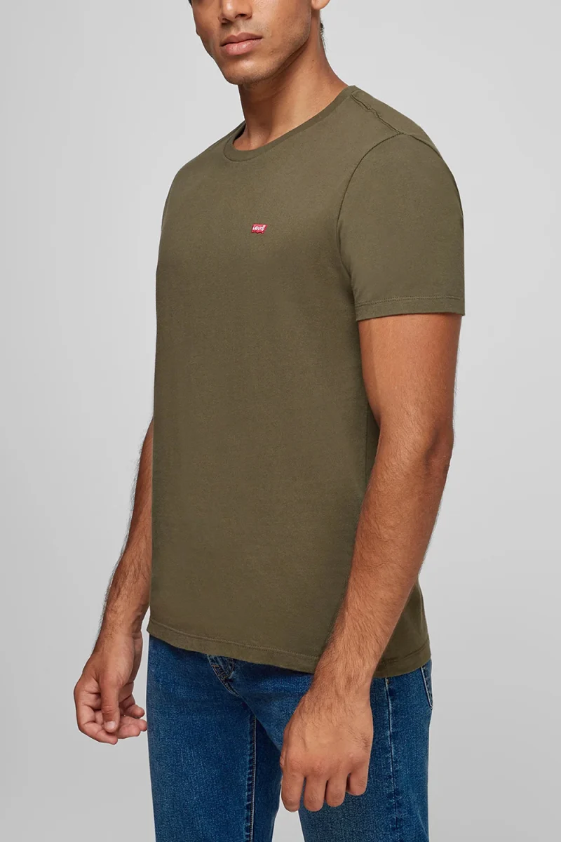 T-Shirt Ss Original Hm 566050021 olive night — снимка 2