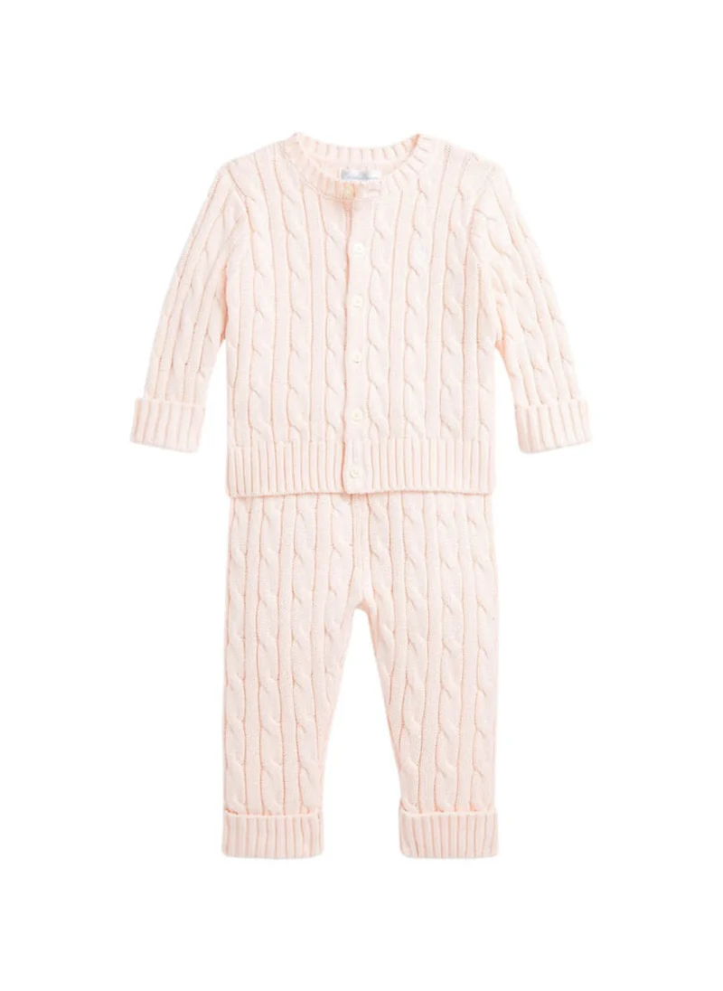 Комплект за бебе 'Cable-knit' Ralph Lauren Kids