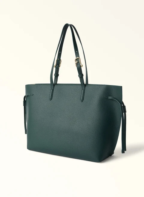 Кожена чанта Furla Ava Dark Forest Morning — снимка 2
