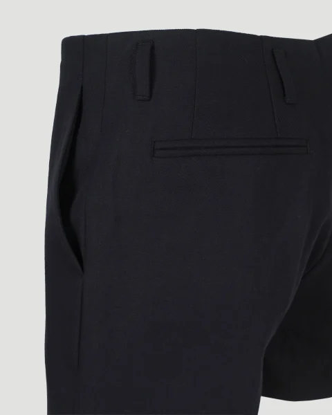 High-Rise Shorts in Black — снимка 3