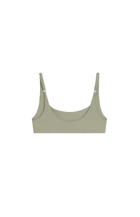Scoop Bikini Top in Light Sage — снимка 2