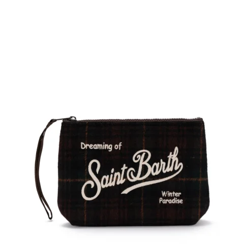 Чантичка с каре Aline Wool SAINT BARTH