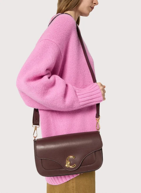 Кожена чанта Coccinelle C-Me Medium — снимка 5