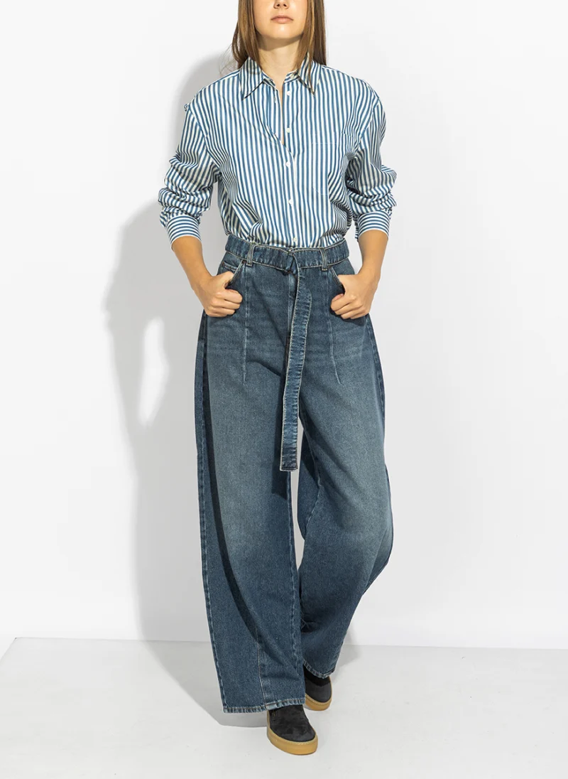 Деним 'Wide leg' Weekend Max Mara Wkdmadia