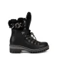Дамски черни боти с вълна New Italia Shoes — снимка 2
