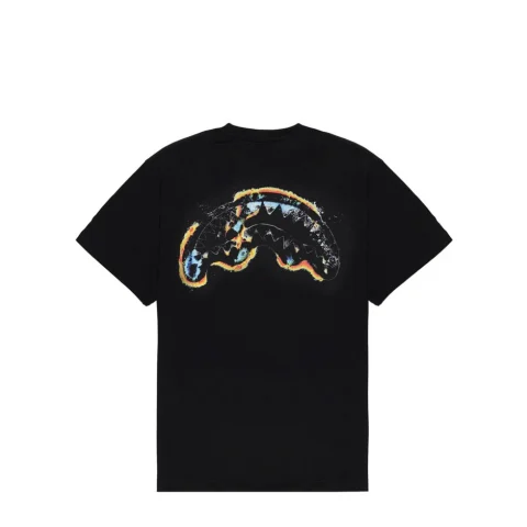Мъжка черна тениска OXIDIZED SHARK SPRAYGROUND — снимка 4