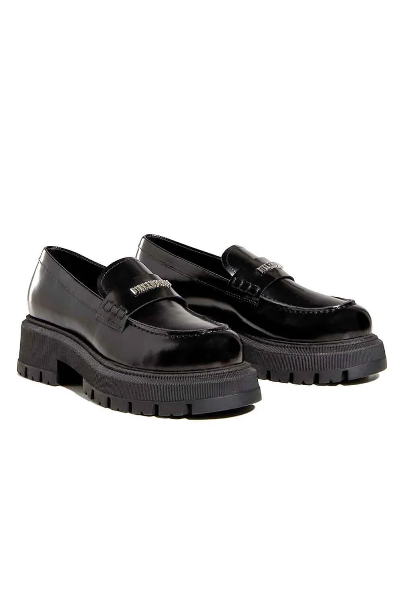 Loafers Bruges Min 6 25023 vitello nero — снимка 2