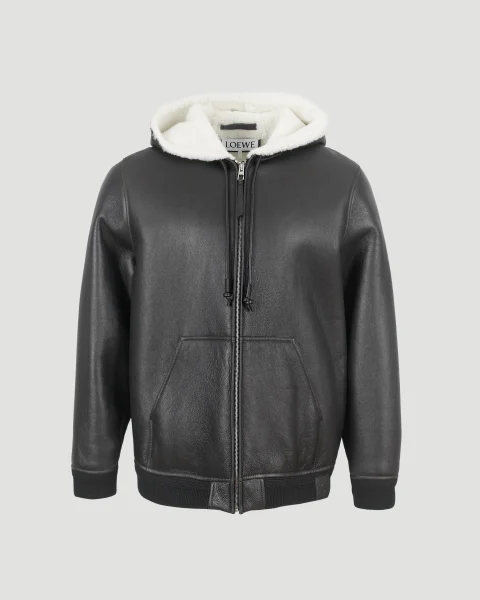 Leather Hoodie