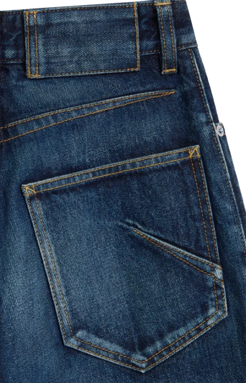 Alaïa Palazzo Denim Jeans — снимка 3