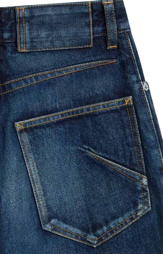 Alaïa Palazzo Denim Jeans — снимка 3