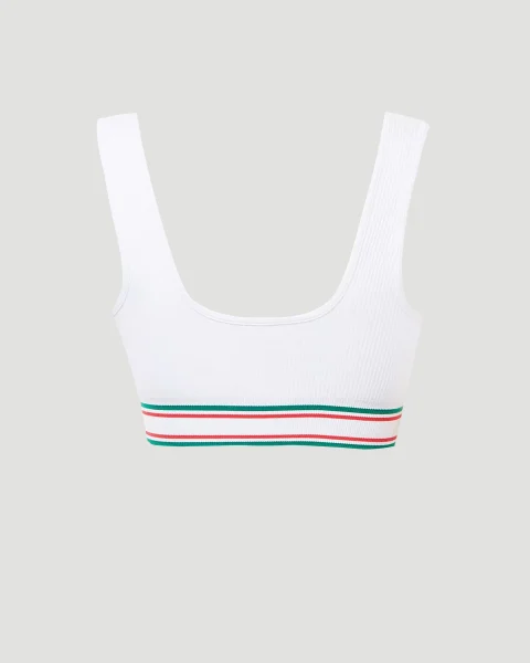 Seamless Bralette in White — снимка 2
