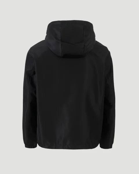 Black Tech Fabric Blouson — снимка 2