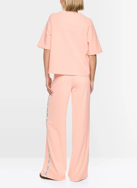 Тишърт с принтиран мотив 'Oversized fit' Marc Cain Sports — снимка 3