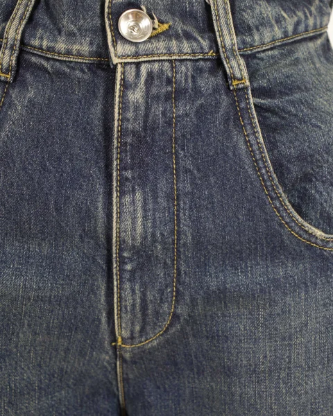 Cut-Out Jeans in Blue — снимка 2