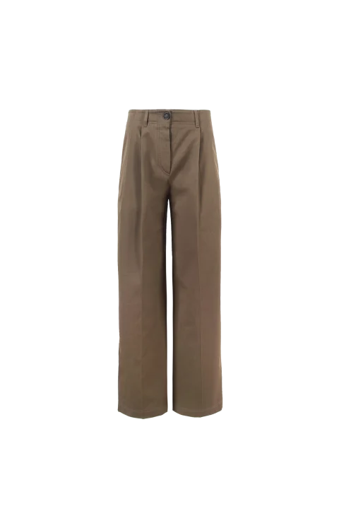 Relaxed Pleated Trousers