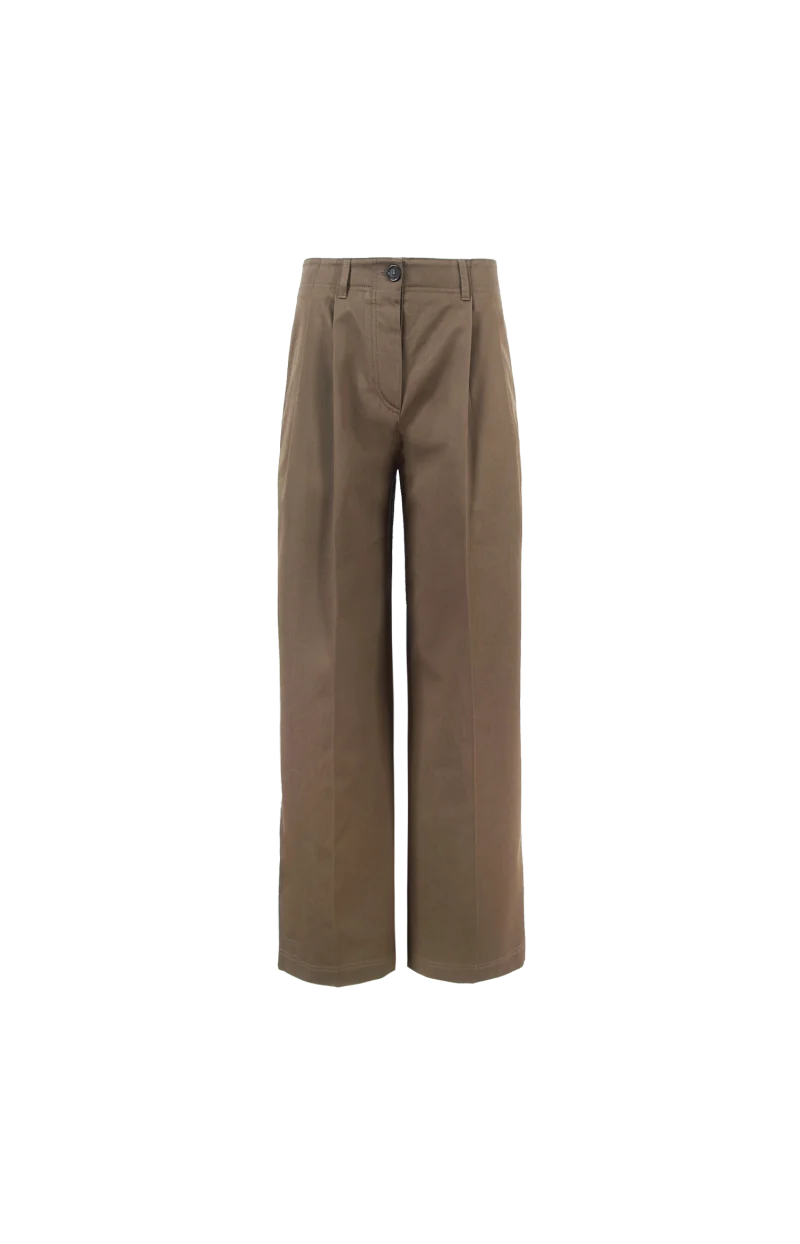 Relaxed Pleated Trousers