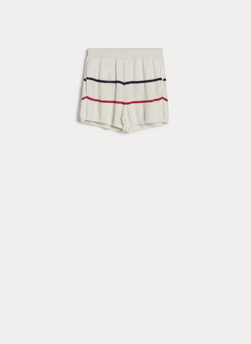 Къс панталон от плетиво Brunello Cucinelli Kids 8-10
