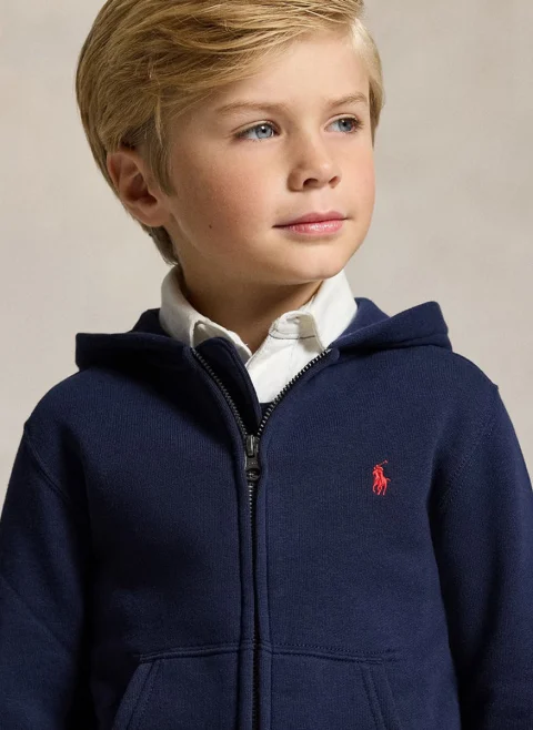 Суитшърт с качулка Ralph Lauren Kids 2-7 — снимка 4