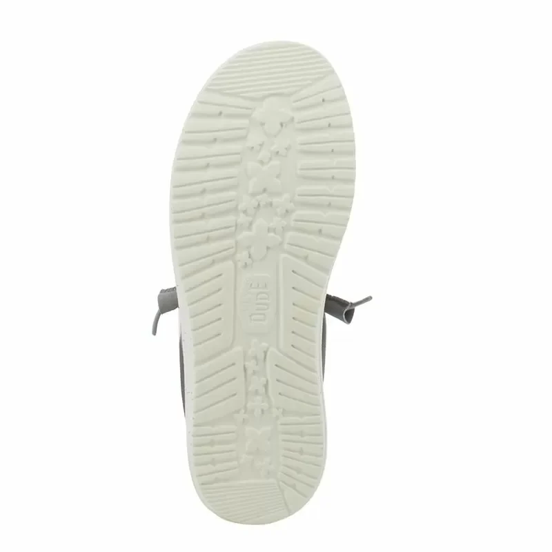 Мъжки Ежедневни HEY DUDE – 40700-007 WALLY STRETCH LIGHT GREY — снимка 4