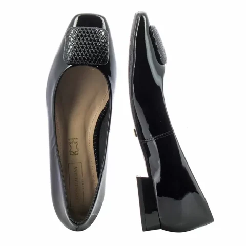 Балерини DONNA ITALIANA – 11699-605-720 LANCASTER BLACK — снимка 5