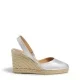Дамски сребърни еспадрили Castaner — снимка 2