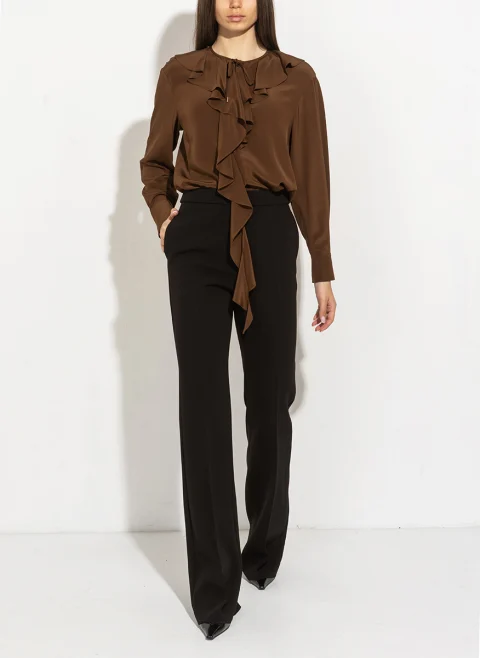 Блуза от копринен креп Max Mara Studio Mstepica