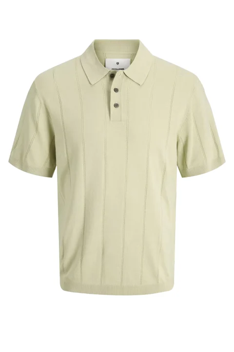 Polo Jprblawilliam Structure Knit Ss 12291042 14-6308 TCX alfalfa