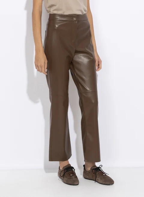 Панталон с кожен ефект 'S Max Mara Smmsublime — снимка 2
