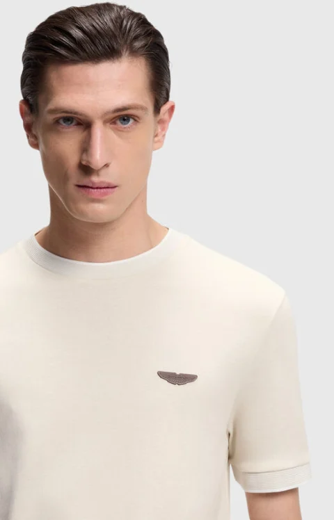 Тениска BOSS x ASTON MARTIN с лого детайл — снимка 4