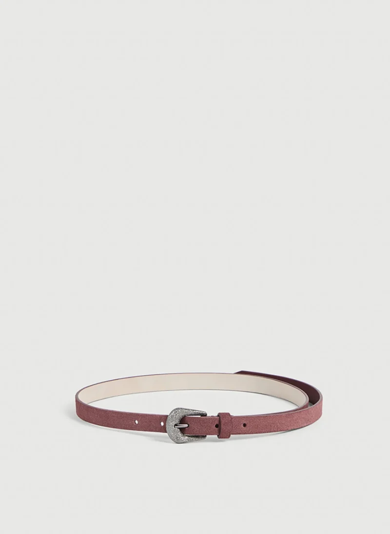 Велурен колан Brunello Cucinelli Kids M