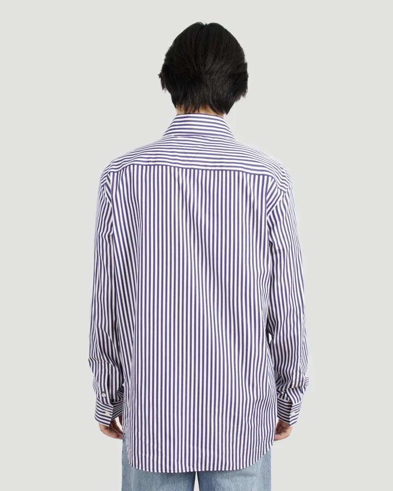 Striped Poplin Shirt — снимка 3