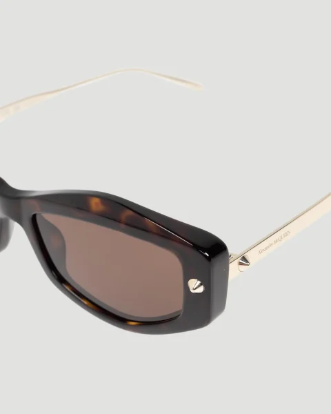 Havana Gold Brown Sunglasses — снимка 2