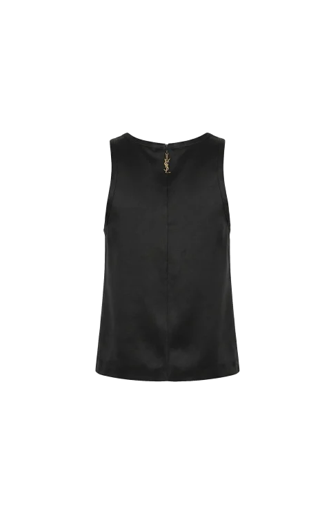 Cassandre Shift Top in Satin — снимка 2