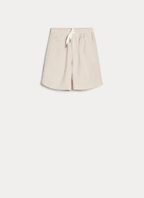 Бермуди от лен Brunello Cucinelli Kids 4-6