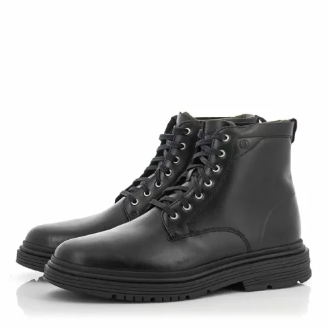 Мъжки Ежедневни Боти CLARKS – 26183262 BADBURY HI WP BLACK LEA — снимка 2