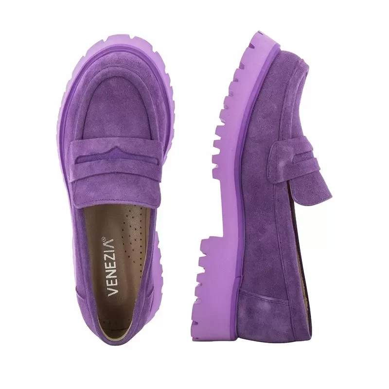 Дамски Лоуфър VENEZIA – 269-596 LEATHER VIOLA — снимка 5