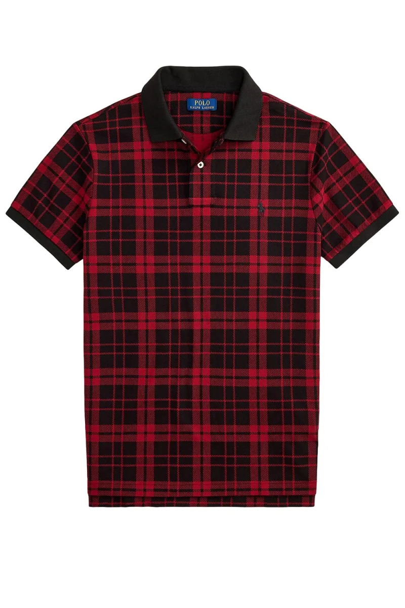 Polo 20/1 Printed Mesh-Knt 710B28282001 600 red