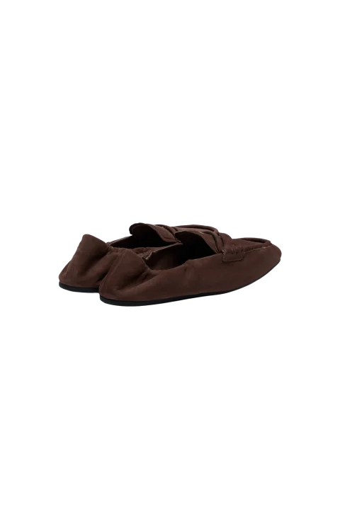 Ruches Logo Suede Loafers — снимка 4