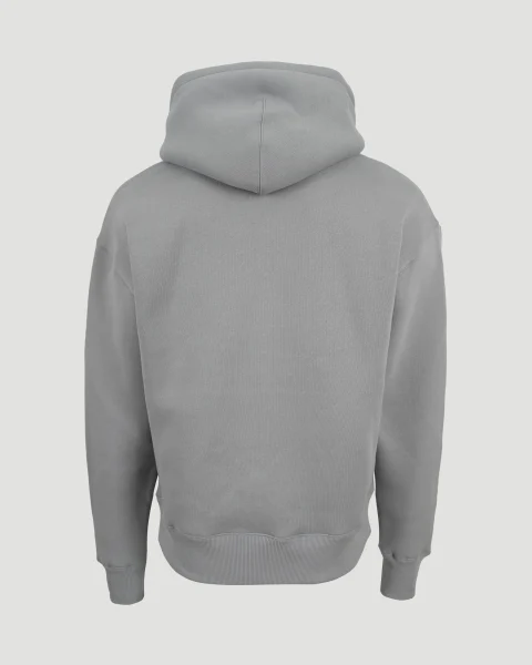 Cotton Hoodie in Grey — снимка 2