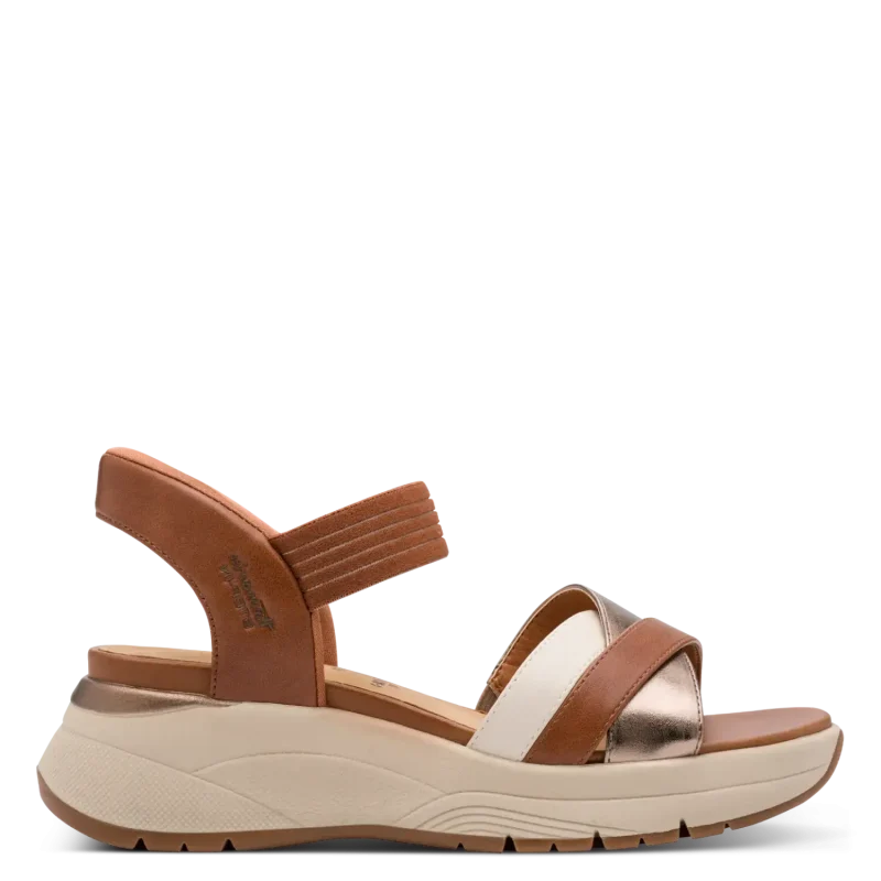Дамски Сандали На Платформа Tamaris COMFORT – 88740 COGNAC COMB