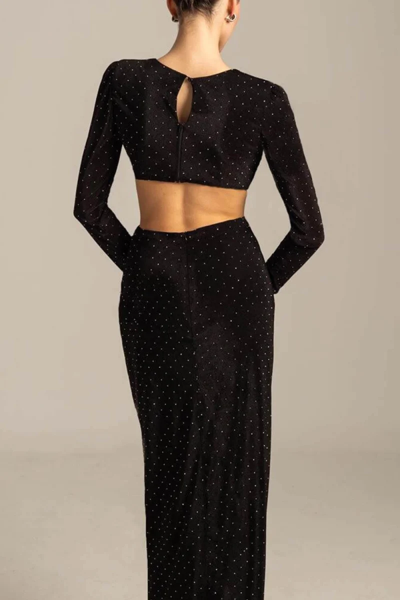 Рокля Enid MML24-02-07-036 black — снимка 2
