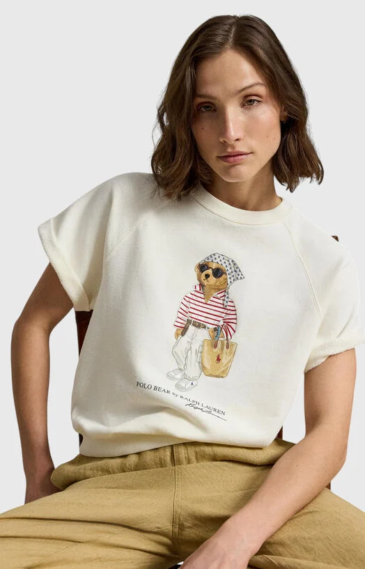 Памучен суитшърт Polo Bear с къс ръкав — снимка 5