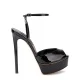Дамски черни сандали Flora Casadei — снимка 2