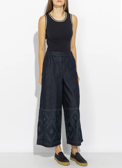 Панталон от деним Weekend Max Mara Wkdlanpada — снимка 2