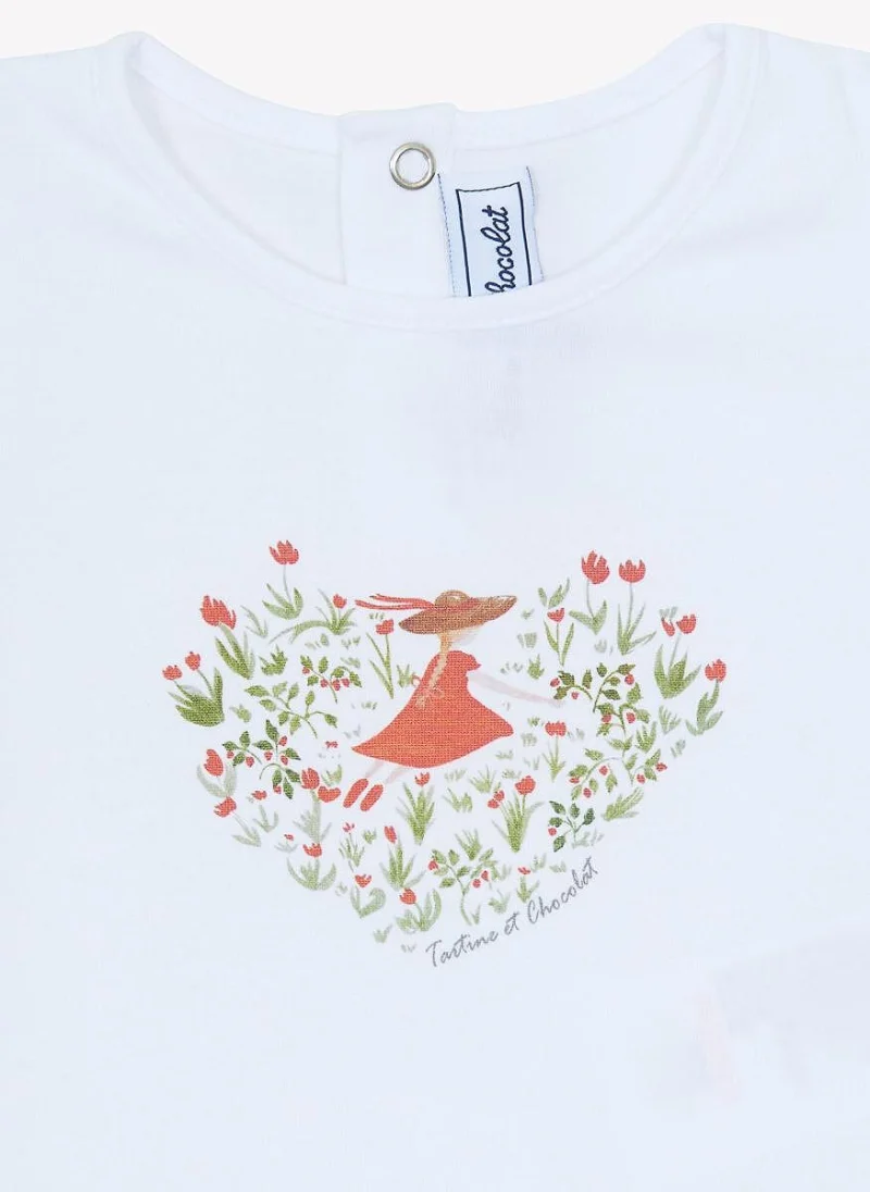 Тишърт с принт Tartine et Chocolat — снимка 10