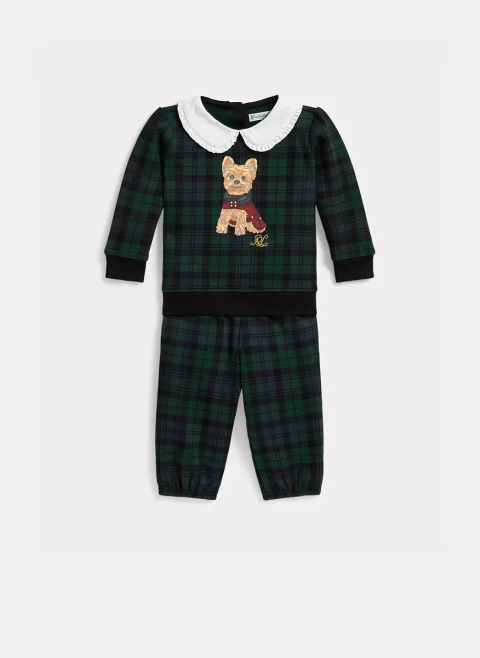 Комплект за бебе 'Yorkshire terrier' Ralph Lauren Kids