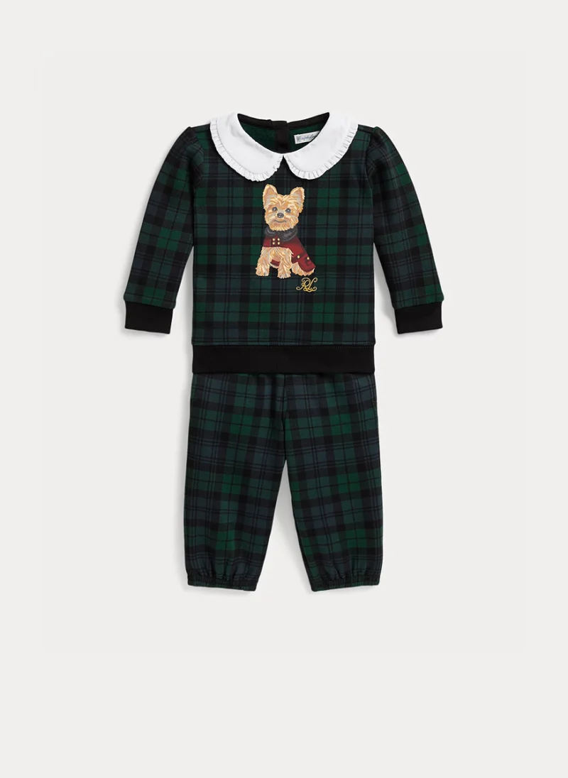Комплект за бебе 'Yorkshire terrier' Ralph Lauren Kids