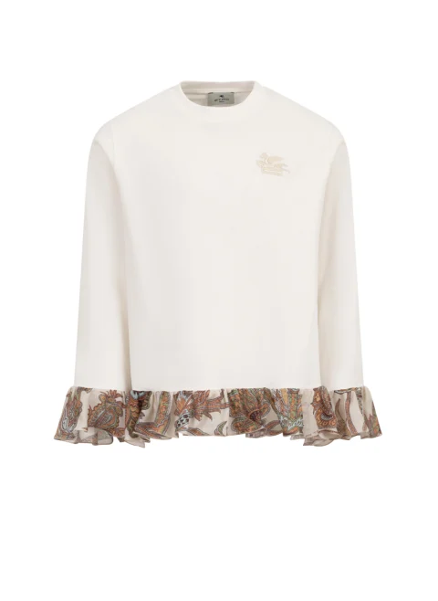Блуза с принт Etro Kids